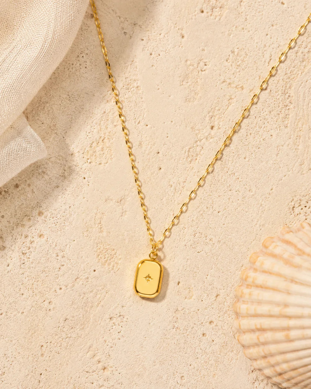 Zalaya Signature Tag Necklace