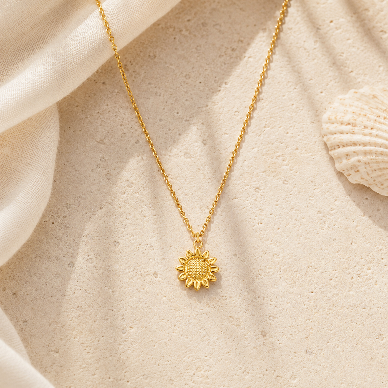 Zalaya Sunflower Necklace