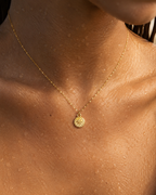 Zalaya Sunburst Coin Necklace