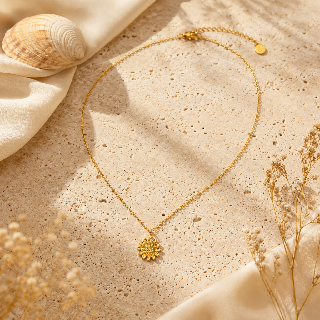 Zalaya Sunflower Necklace