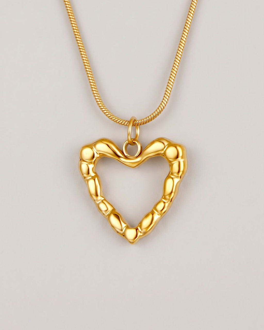 Bamboo Heart Necklace