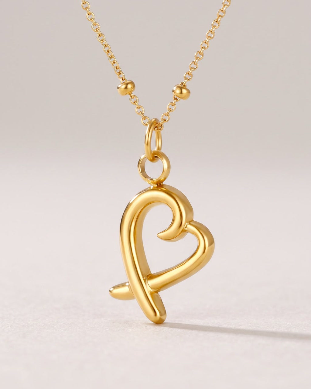 Linked Heart Necklace