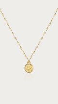 Sunburst Coin Necklace