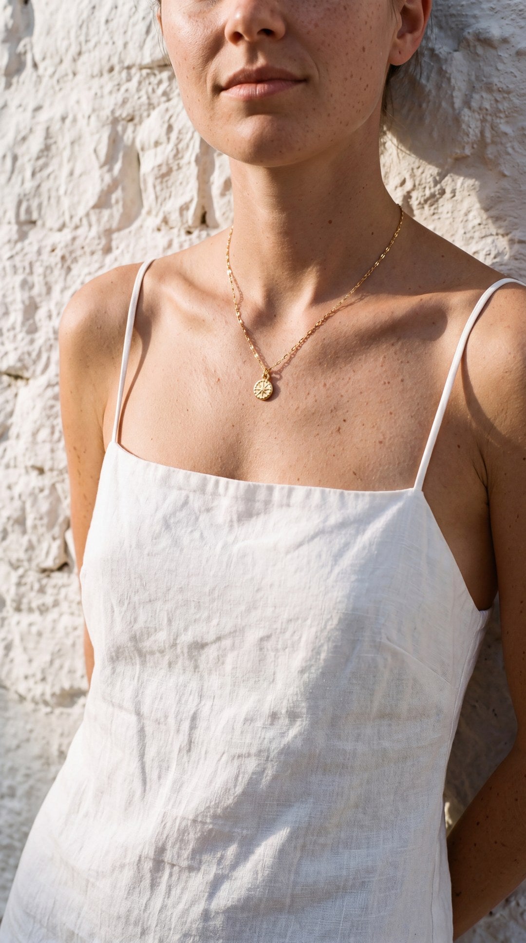 Sunburst Coin Necklace