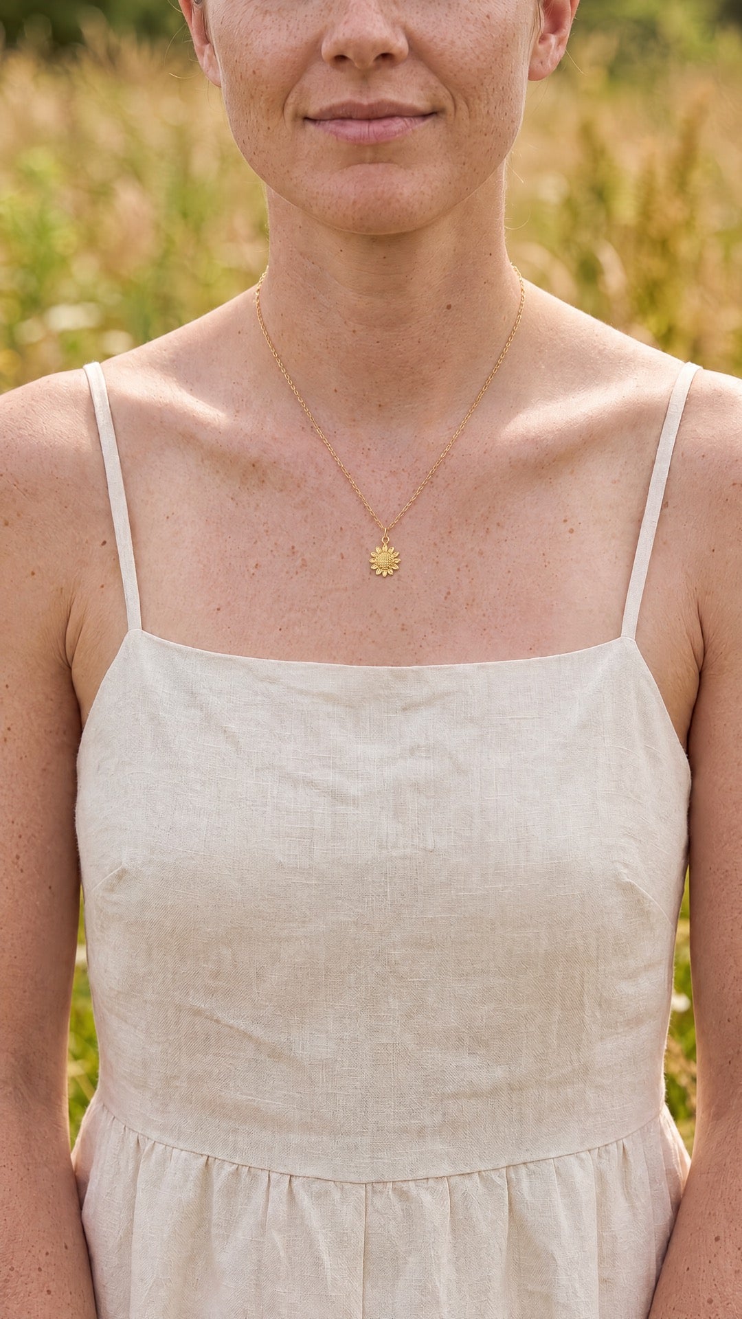 Sunflower Necklace