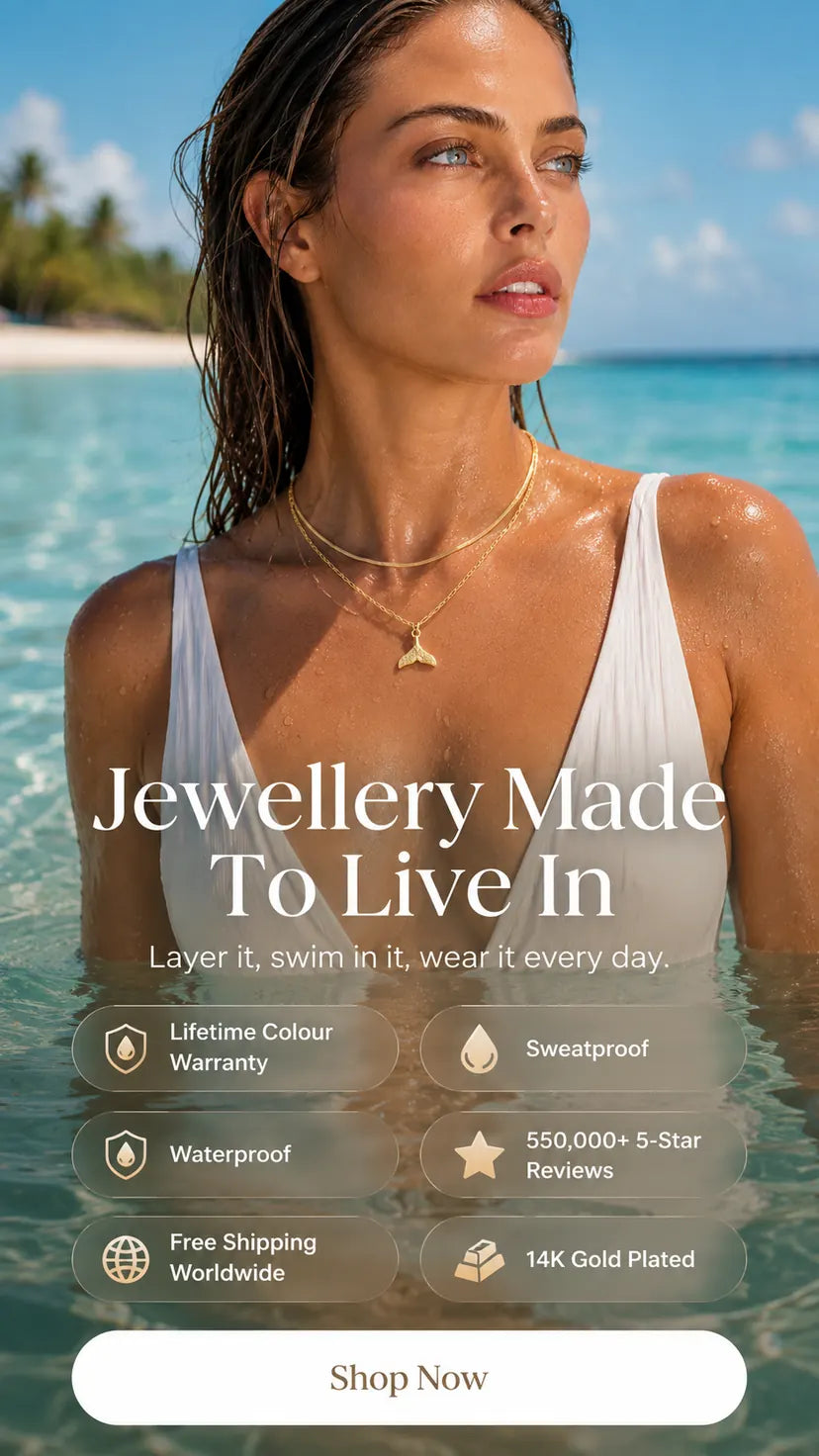 Zalaya waterproof personalised necklaces